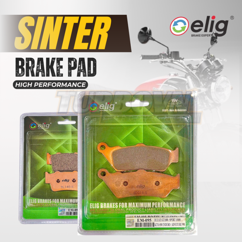 Bố thắng Elig Sinter dành cho xe ROYAL ENFIELD 650 CONTINETAL_GT