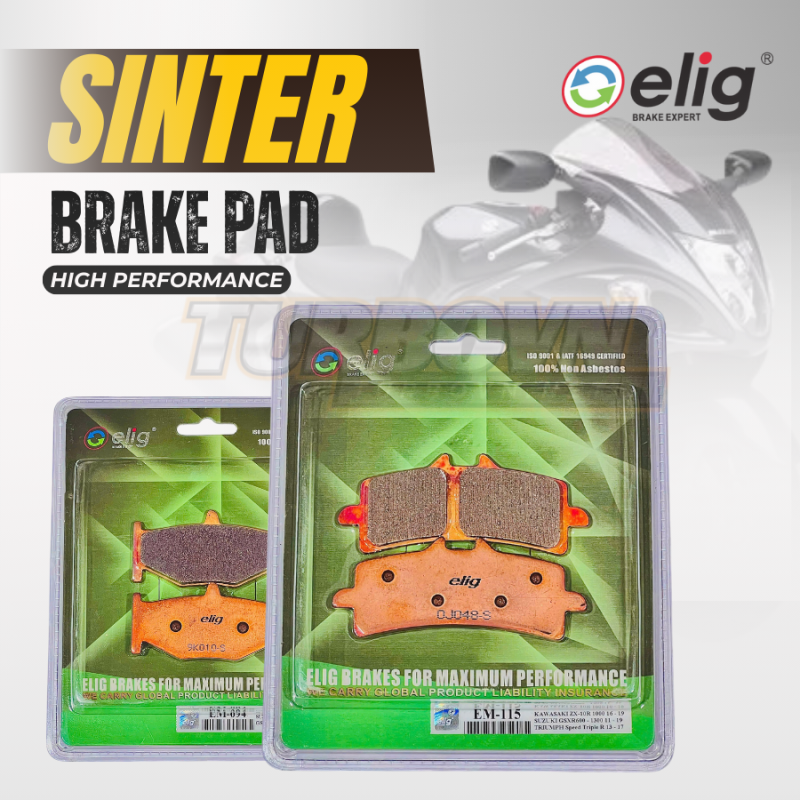 Bố thắng Elig Sinter dành cho xe SUZUKI 1300 HAYABUSA 2013-2020