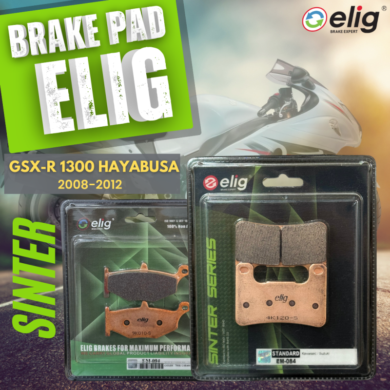 Bố thắng Elig Sinter SUZUKI 1300 HAYABUSA 2008-2012 (Trước EM-084, Sau EM-094)