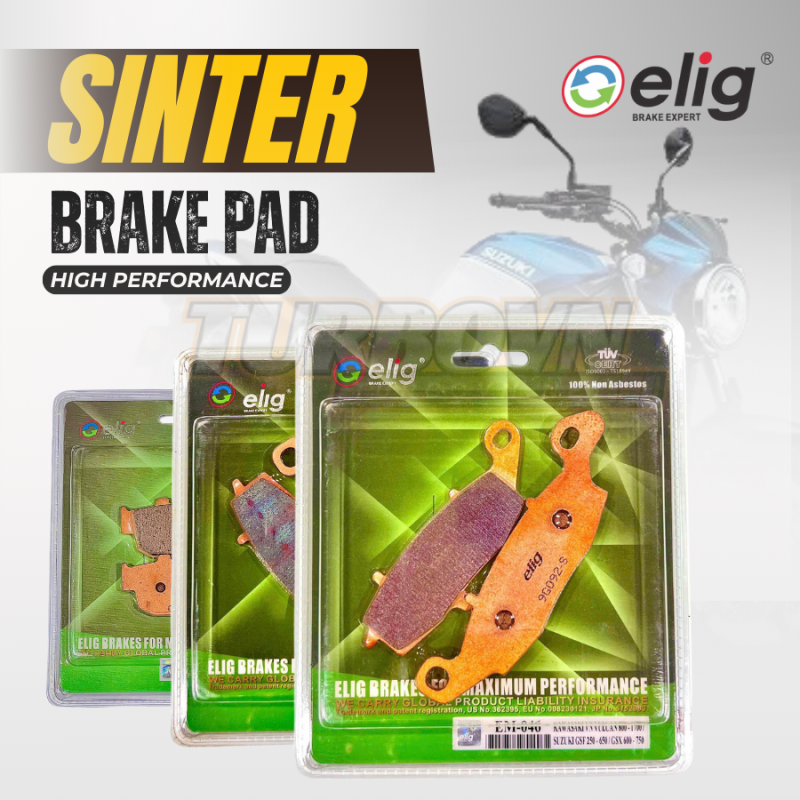 Bố thắng Elig Sinter dành cho xe SUZUKI SV650 2016-2018