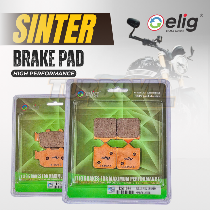 Bố thắng Elig Sinter dành cho xe TRIUMPH 1200 SPEED TWIN 2019-2020