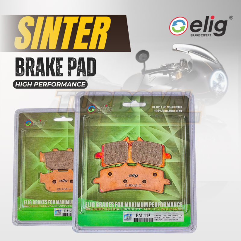 Bố thắng Elig Sinter dành cho xe TRIUMPH 1200 Thruxton RS