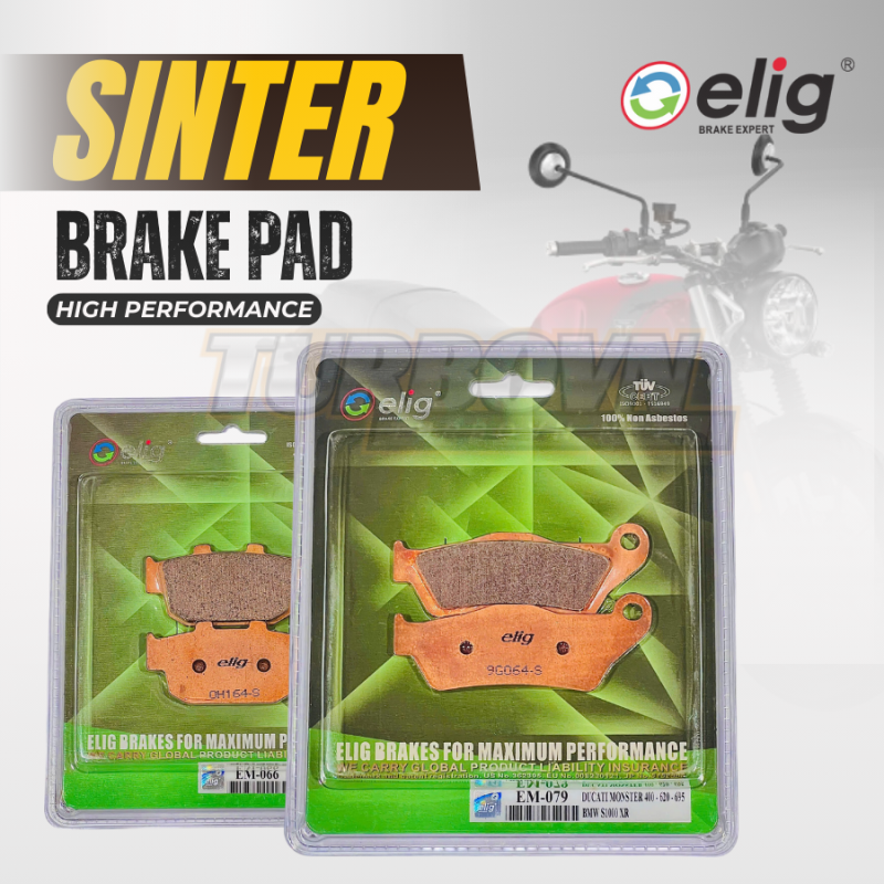 Bố thắng Elig Sinter dành cho xe TRIUMPH 900 bonneville T100 2021-2023