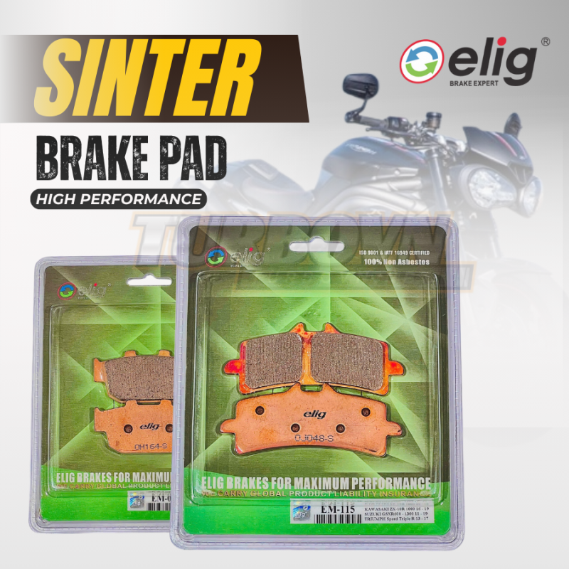 Bố thắng Elig Sinter dành cho xe TRIUMPH SPEED TRIPLE 08-15 (2)