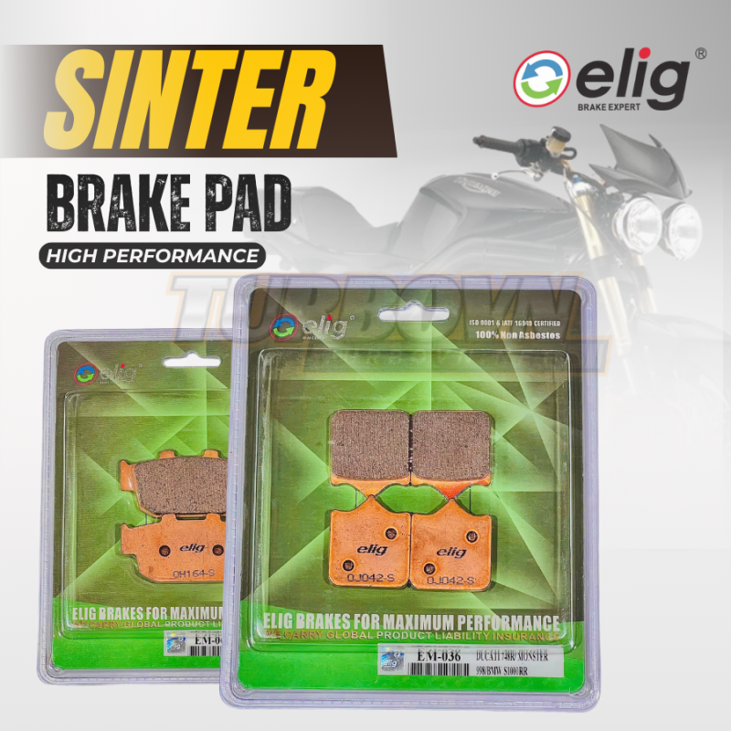 Bố thắng Elig Sinter dành cho xe TRIUMPH SPEED TRIPLE 08-15