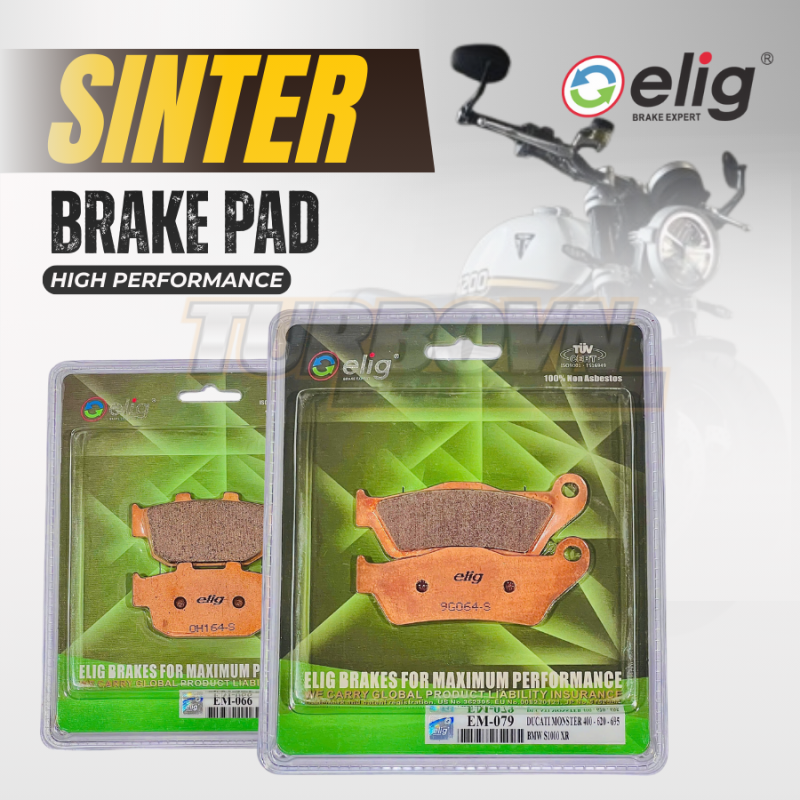 Bố thắng Elig Sinter dành cho xe TRIUMPH T120 2021-2023