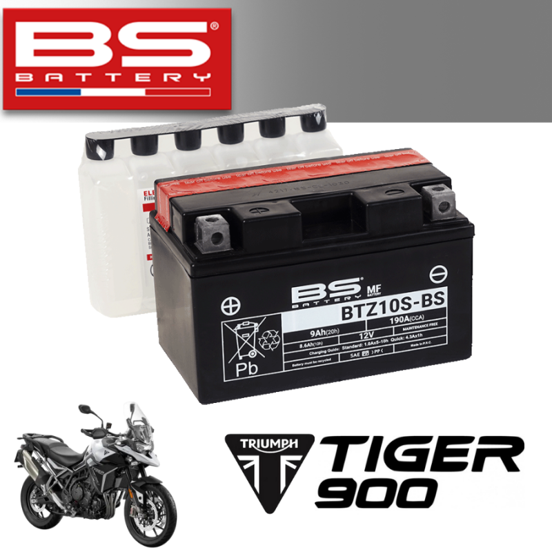 Bình ắc quy  BTZ10S-BS dành cho xe TRIUMPH TIGER 900