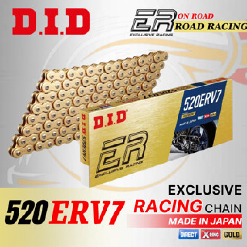 Sên DID 520ERV7 ROAD RACING 120 mắt chính hãng.