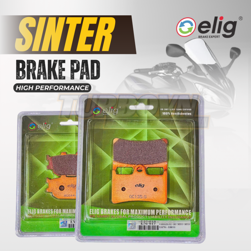 Bố thắng Elig Sinter dành cho xe YAMAHA FZ08 FIZER