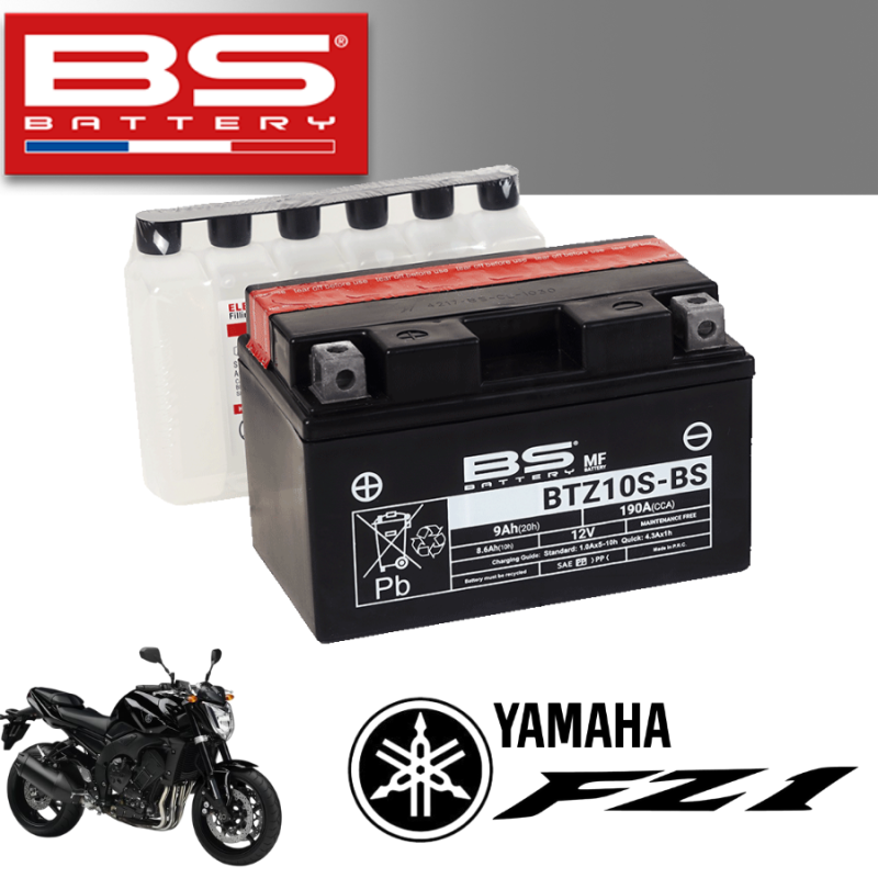 Bình ắc quy  BTZ10S-BS dành cho xe YAMAHA FZ1