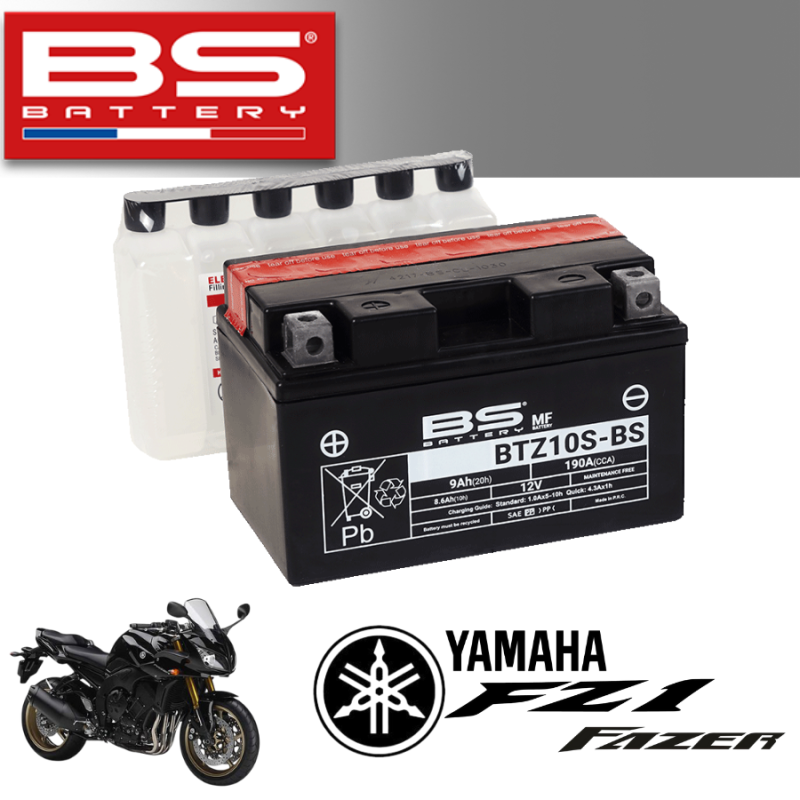 Bình ắc quy  BTZ10S-BS dành cho xe YAMAHA FZ1 FAZER