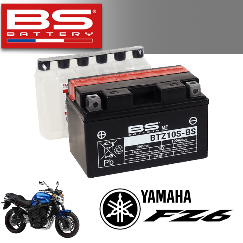 Bình ắc quy  BTZ10S-BS dành cho xe YAMAHA FZ67