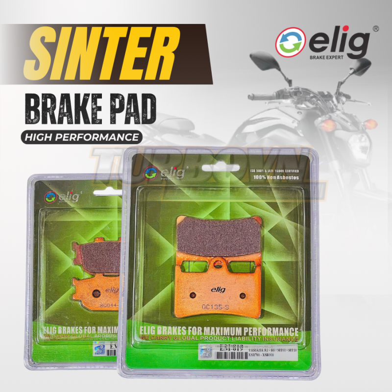 Bố thắng Elig Sinter dành cho xe YAMAHA FZ7 2014-2017 