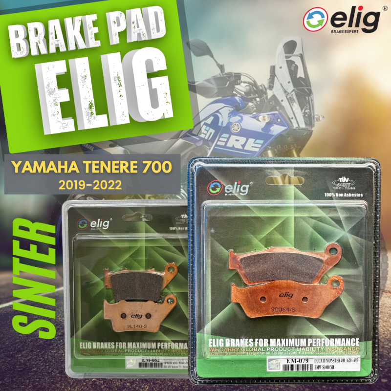 Bố thắng Elig Sinter YAMAHA TENERE 700 2019-2022 (Trước EM-079, Sau EM-082)