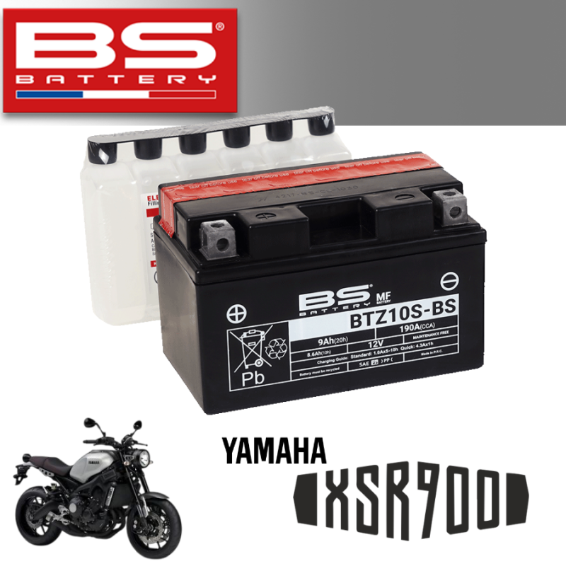 Bình ắc quy  BTZ10S-BS dành cho xe YAMAHA XRR900