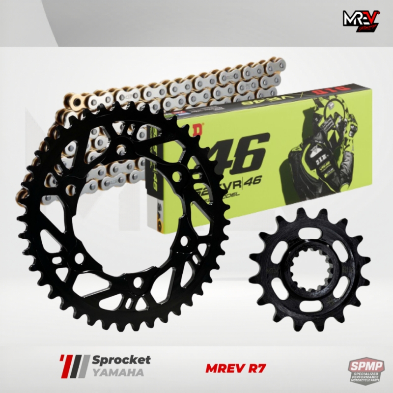 Nhông Sên Dĩa MREV cho xe Yamaha YZF R7 16-42/525