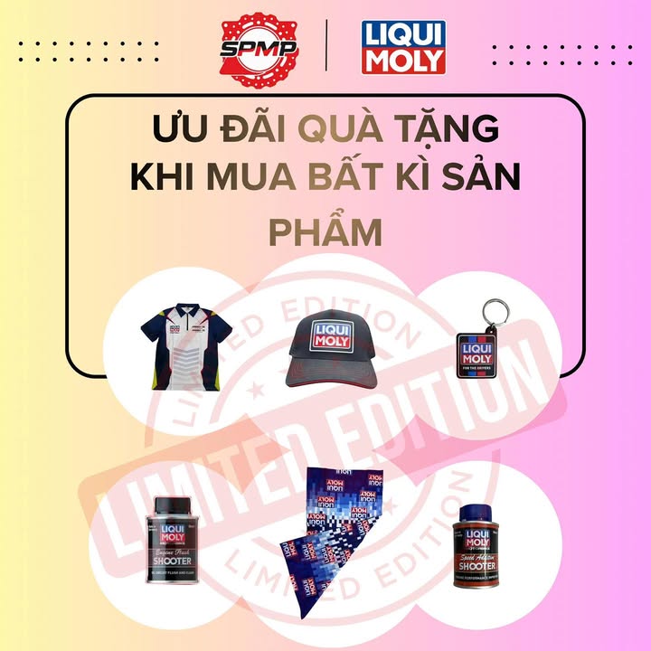 Quà tặng hấp dẫn đến từ Liqui Moly số lượng có hạn nhanh tay để không bỏ lỡ